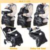 imageOrzbow Winter Baby Carrier Cover with Detachable Hood Waterproof ampamp Windproof Universal for Carriers ampamp Waist Stools Baby Bunting Bag for Car Seats ampamp Strollers with Storage Bag BlackBlack  Feather Fabric