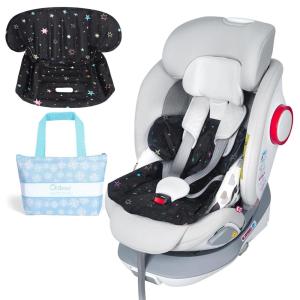 imageOrzbow Car Seat Cooling Pad with Waterproof Liner Gel Car Seat Cooler Pad for Babies Summer Potty Training Protector Mat Cushion for Carseats and Strollers Easy to Clean Reversible Cool BlueBlack w Bag