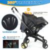 imageOrzbow Sunshade Extension Doona Accessories Car Seat Stroller Sun Shade Cover for Summer 360 Protection Removable Doona Stroller Sun Cover Breathable ampamp Stable Easy to InstallCar Seat Sun Shade Cover