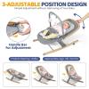 image:imageOrzbow 2in1 Baby Bouncer Portable Bouncer Seat for Infant to Toddler with Removable Cushion Angle Adjustable 09 Months Up to 21lbs Ergonomic Design Classic GrayWood Grain