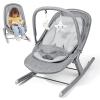 image:imageOrzbow 2in1 Baby Bouncer Portable Bouncer Seat for Infant to Toddler with Removable Cushion Angle Adjustable 09 Months Up to 21lbs Ergonomic Design Classic GrayDeluxe Gray