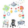 image:imageOrzbow Stroller Arch Toy for Baby Musical Carseat Toys Hanging with Teething Baby Mobile for Crib Bassinet Car Seat and Bouncer Car Seat Activity Toy for Babies 012 MonthsSpace